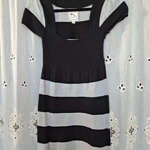 Pink Rose Sweater Dress